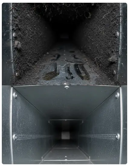 air duct before and after